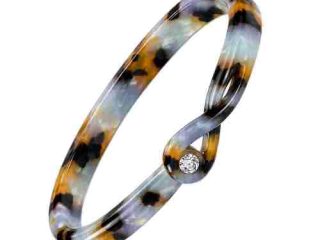 asta-Acetate Bangle Bracelet  Neon Rainbow Obsidian Swirl ID50mm/IC157.1mm-2701