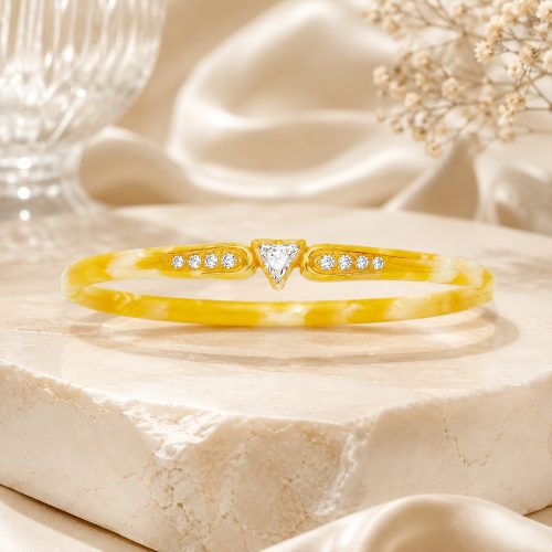 Pulseira tipo bracelete em acetato de asta  Summer Sunbeam Drift ID50mm/IC157.1mm-2801