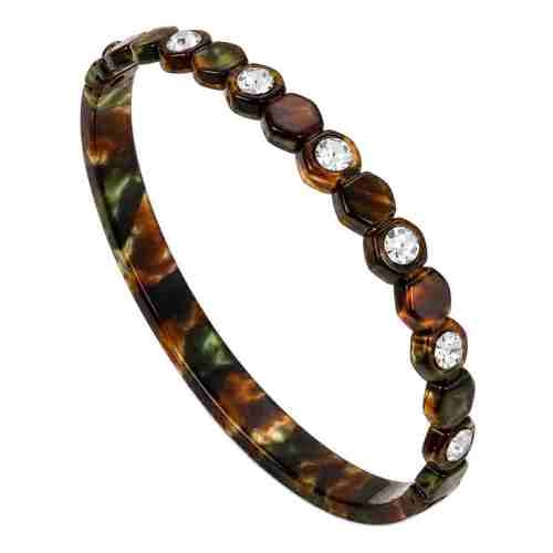 asta-Acetate Bangle Bracelet  Midnight Oasis Drift ID50mm/IC157.1mm-3101
