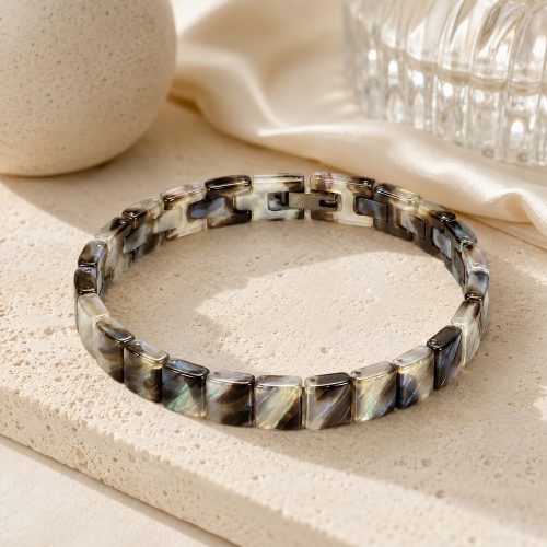 asta-Acetate Bangle Bracelet  Twilight Crystal Swirl ID50mm/IC157.1mm-3701