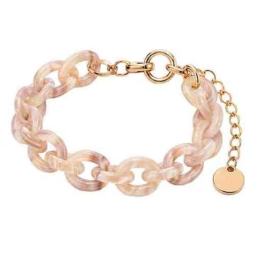 asta-Acetate Chain Bracelet  Oatmeal Silk Drift-14.5cm/5.7in-0101