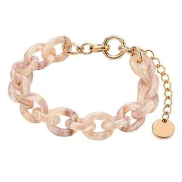 asta-Acetate Chain Bracelet  Oatmeal Silk Drift-14.5cm/5.7in-0101