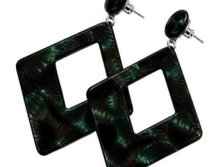 asta-Acetate Earrings Midnight Moss Ore Essence-0101