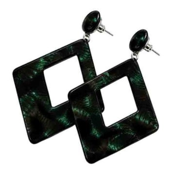 asta-Acetate Earrings Midnight Moss Ore Essence-0101
