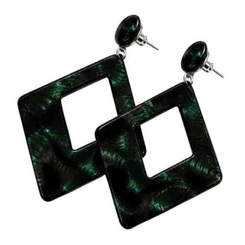 asta-Acetate Earrings Midnight Moss Ore Essence-0101