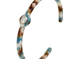 asta-Acetate Bangle Bracelet  Ocean Obsidian Tortoise ID50mm/IC157.1mm-4001
