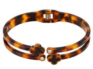 asta-Acetate Bangle Bracelet  Vintage Honey Tortoise ID50mm/IC157.1mm-4101