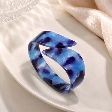 asta-Acetate Bangle Bracelet  Galaxy Dust Drift ID50mm/IC157.1mm-4201