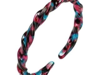 asta-Acetate Bangle Bracelet  Neon Lagoon Berry ID50mm/IC157.1mm-4901