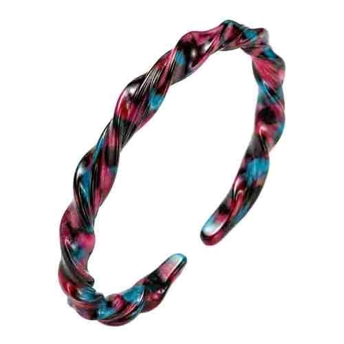 asta-Acetate Bangle Bracelet  Neon Lagoon Berry ID50mm/IC157.1mm-4901