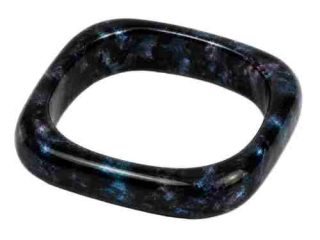 asta-Acetate Bangle Bracelet  Deep-Sea Obsidian Swirl ID50mm/IC157.1mm-5101