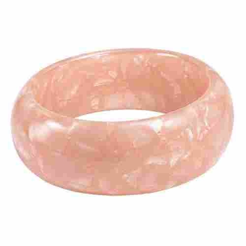 asta-Acetate Bangle Bracelet  Peach Satin Veil ID50mm/IC157.1mm-5201
