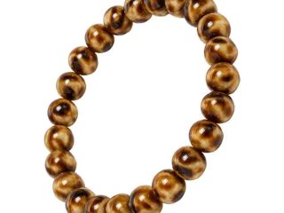 asta-Acetate Beaded Bracelet  Dusk Mocha Luxe-8mm-0202