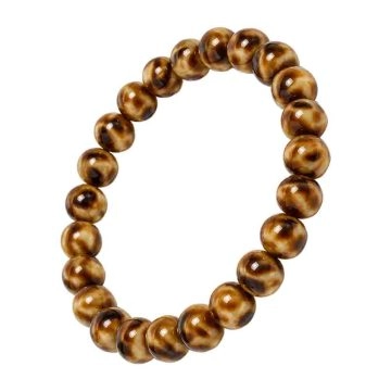 asta-Acetate Beaded Bracelet  Dusk Mocha Luxe-8mm-0202