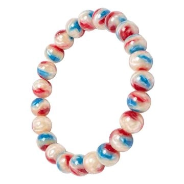 asta-Acetate Beaded Bracelet  Festa Sorbet Essence-8mm-0215