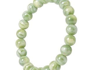asta-Acetate Beaded Bracelet  Misty Mint Essence-8mm-0219