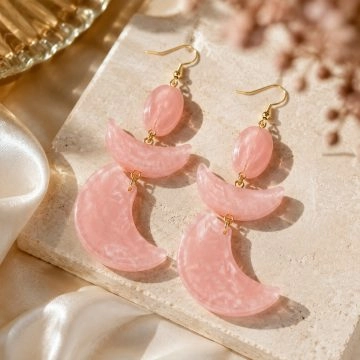 asta-Acetate Earrings Ballet Blush Pearl-0201