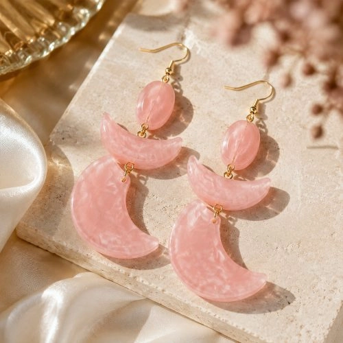 asta-Acetate Earrings Ballet Blush Pearl-0201