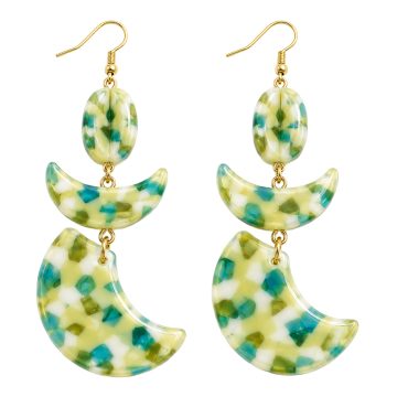 asta-Acetate Earrings Mint Lemon Quartz Swirl-0204
