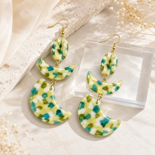 asta-Acetate Earrings Mint Lemon Quartz Swirl-0204