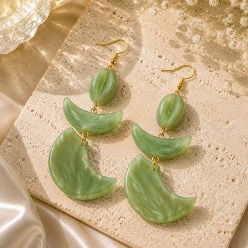 asta-Acetate Earrings Mint Jade Essence-0205