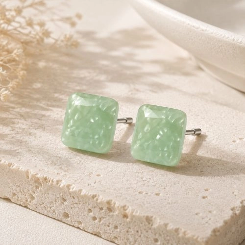 asta-Acetate Earrings Mint Jade Pearl-0303