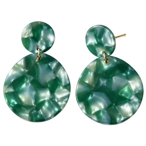 asta-Acetate Earrings Jadeite Ore Essence-0403