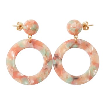 asta-Acetate Earrings Rainbow Quartz Essence-0805