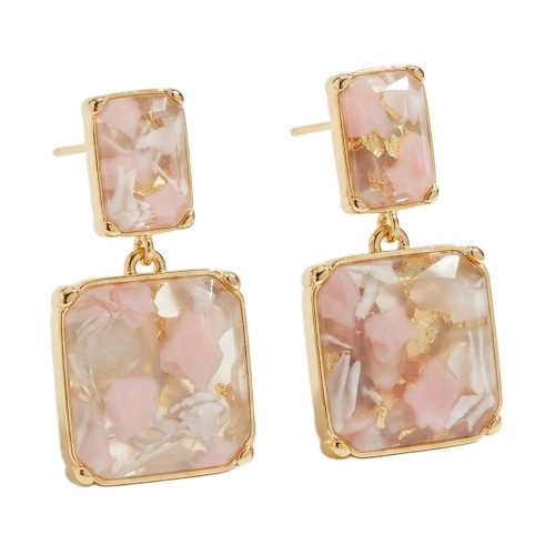 asta-Acetate Earrings Morning Blush Pearl-0903