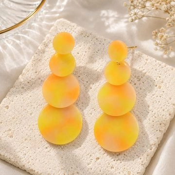 asta-Acetate Earrings Honey Amber Jade-1105