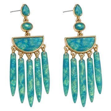 asta-Acetate Earrings Ocean Teal Stardust-1204