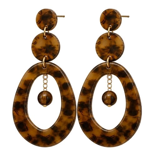 asta-Acetate Earrings Amber Ink Tortoise-1302
