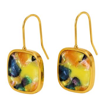 asta-Acetate Earrings Enchanted Forest Glow-1801