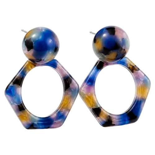 asta-Acetate Earrings Arctic Neon Essence-2401