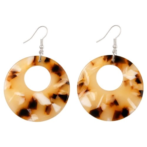 asta-Acetate Earrings Caramel Amber Veil-2601