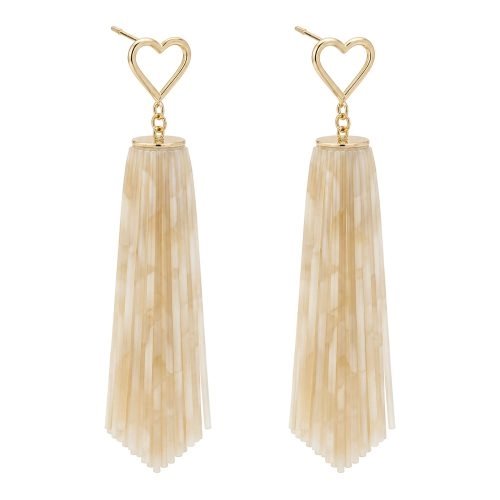 asta-Acetate Earrings Ivory Sand Veil-3501