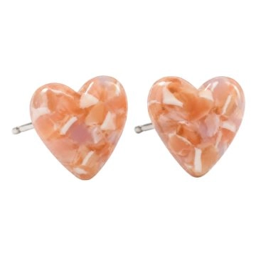 asta-Acetate Earrings Sunset Apricot Glow-4101