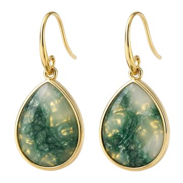 asta-Acetate Earrings Forest Ore Essence-4501